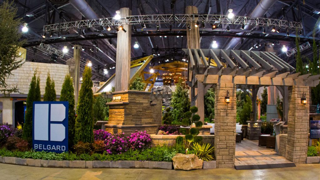 Philadelphia Flower Show Belgard Booth 2018